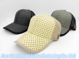 Quality Straw 6 Panel Baseball Summer Cap with Velcro Closing Backside