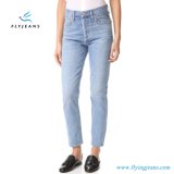 Fashion Hot Bleached Ankle Skinny Ladies Jeans