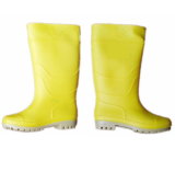 Yellow Safety Knee PVC Work Boot for Foot Protection