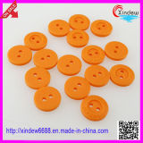 Plastic Orange Children Button