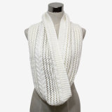 Lady Fashion Acrylic Knitted Infinity Loop Scarf (YKY4356)