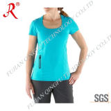 Women's Sun Protection and Dri Fit Tee Shirt (QF-1849)