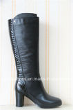 Comfort Fashion Women Leather Long Boots for Sexy Lady