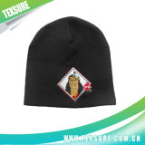 Solid Color Knitted/Knit Beanie Hat with Logo Embroidery (007)