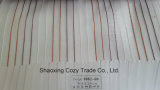 New Popular Project Stripe Organza Voile Sheer Curtain Fabric 008260