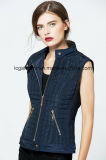 OEM ODM Winter New Design Fashionbale Women Vest with Pockets