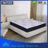 OEM Compressed Roll up Mattress 25cm High with Gel Memory Foam and Knitted Fabric Zipper Cover
