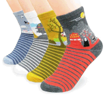 Custom Fashionable Jacquard Sock in Various Designs and Sizes