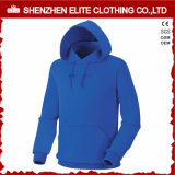 Top Selling High Quality Custom Made Blue Pullover Hoodies (ELTHI-21)