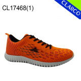 Unisex Sports Sneaker Shoes with Flyknit Mesh Upper and Cushion Sole