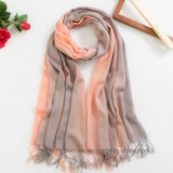 High Quality Wholesale Viscose Stole / Scarf with Degrading Effect (HWBS034)