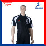 Healong Factory Price Apparel Gear Custom Embroidery Logo Men's Polo Shirts