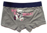 New Print Design Cotton Men's Boxer Brief Underwear with Eco Permit