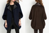 Ladies Fur Collar Jacket with Wide Sleeves Jacket