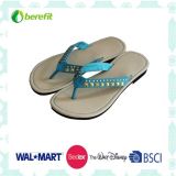 PU and Canvas Straps with Delicate Decoration, Slippers