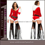 Hot Sales Theatrical Costume Christmas Snowman Sexy Bodysuit (5277)