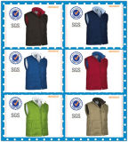 Reversible Windproof, Waterproof and Breathable Woven Quilted Vest for Men