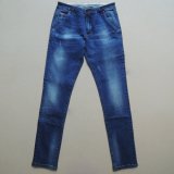 New Fashion Beautiful Blue Lady Jeans with Three Pocket (HDLJ0009-17)