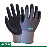 Nitrile Coated Oil-Proof Abrasion-Resistant Ergonomic Safety Work Gloves
