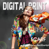 2017 Top Quality Newest Fashion Style Digital Printing Silk Scarf