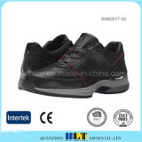 Hot Selling Leather Upper Breathable Textile Lining Shoes