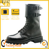 Double Buckles French Men Army Boots