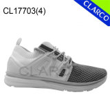 Men Sport Sneaker Running Shoes with Flyknit Mesh Upper and Cushion Sole