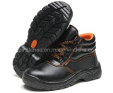 Leather Labor Safety Protective Work Shoes with Steel Toe Cap for Men