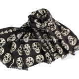 100% Worsted Wool Printed Stole Shawl (AHY11001230)