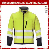 Custom Safety Men Soft Shell Reflective Jacket