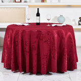 Round Shinning Table Cloth for Hotel Restaurant Linens (DPF107106)