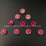 2017 New and Top Quality 14mm Crystal Flower Claw Setting Glass Beads Sew on Strass Band (TP-14mm rose round crystal)