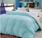 Light Blue Soft 100%Goose Down Comforter