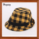 Checked Barrel Hat Hats for Women