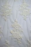 New Fashion Rayon Embroidery Lace Fabric for Wedding Dress