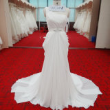 High Quality One Should Bridal Dress with Pleasts and Ribbon Waistband Gown