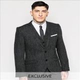 2016 Men's Top Quality New Look Grey Wool Suit Jacket