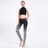 Zebra Print Yoga Spaot Polyester Leggings Pants 0237