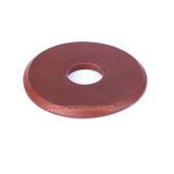 Customized Black 12mm Round Rubber Ring Silent Cushion Gasket / Flat Edge Guard Spacer