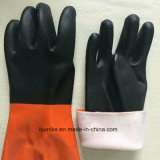 Double Colors Non-Slip Gloves Coated PVC Working Gloves