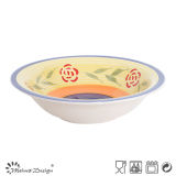 8.5 Inch Fancy Deisgn Flower Hand Painting Soup Bowl