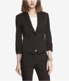 Made to Measure Fashion Black Pant Suit for Ladies