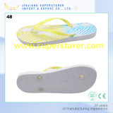 Cheap PE Flip Flops Sandal, Simple Printed Slipper Shoes