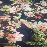 100% Polyester 15dx15D*2 Printed Velvet Chiffon Fabric for Dress