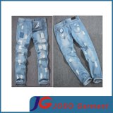 Jeans Wholsale Ripped Jeans Denim Skinny Pants for Man (JC3392)
