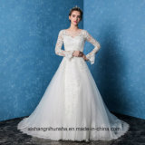New Bride Dresses Button Laces Amazing Beading Wedding Gown