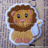 Custom Fashion Lion Zoology Embroidery Patches for Garment Decoration Accessories