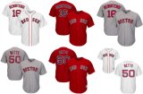 Boston Red Sox Mookie Betts and Andrew Benintendi Baseball Jersey