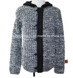 Men Knitted Long Sleeve Full Fashion Clothes with Buttons (M15-062)