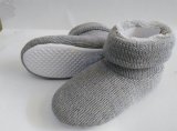 Fashion Winter Warm Knitted Ankle Slipper Boots for Women
